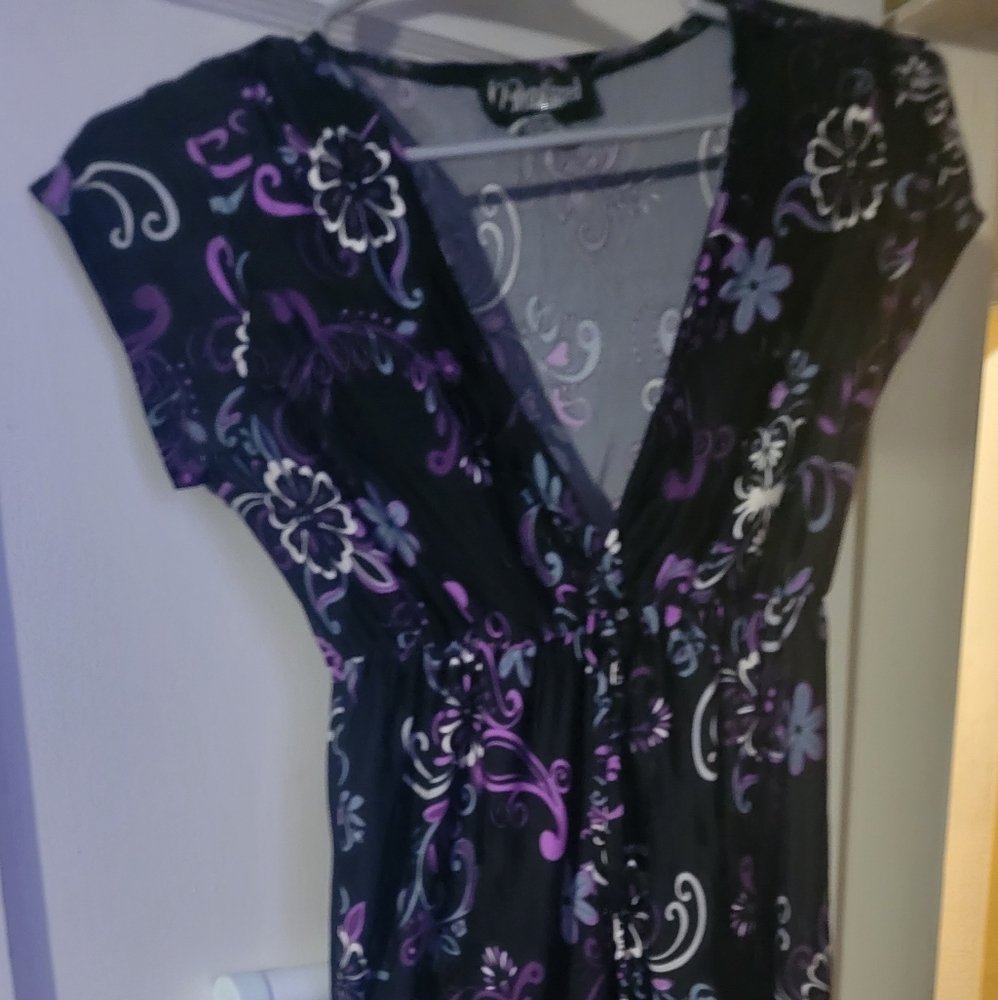 Hypnotized ladies black dress low cut